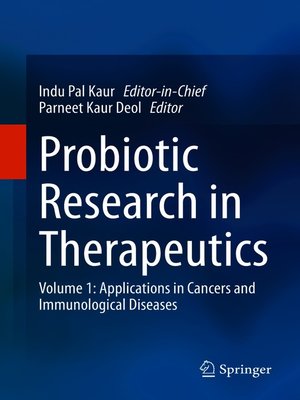 cover image of Probiotic Research in Therapeutics